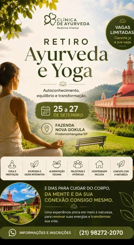 Retiro Vivencial de Ayurveda e Yoga